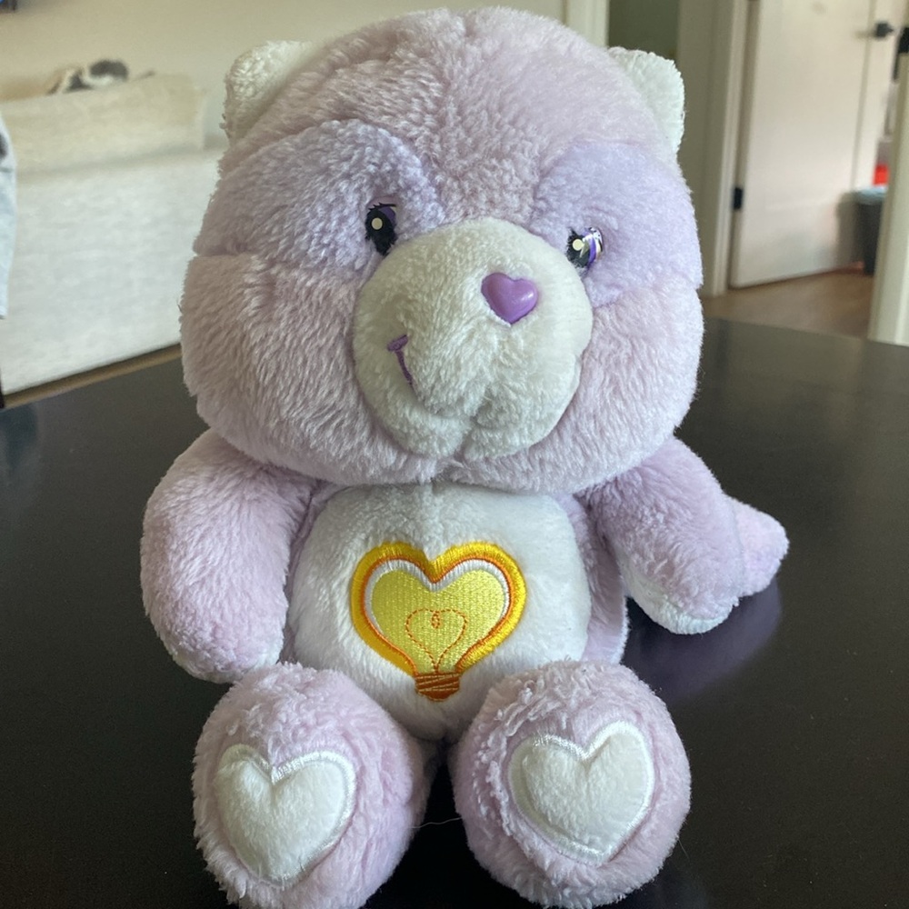 Vintage 1984 Care Bears Cousin 13” Plush Bright Heart Raccoon